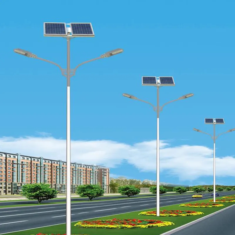 國(guó)道雙臂路燈案例